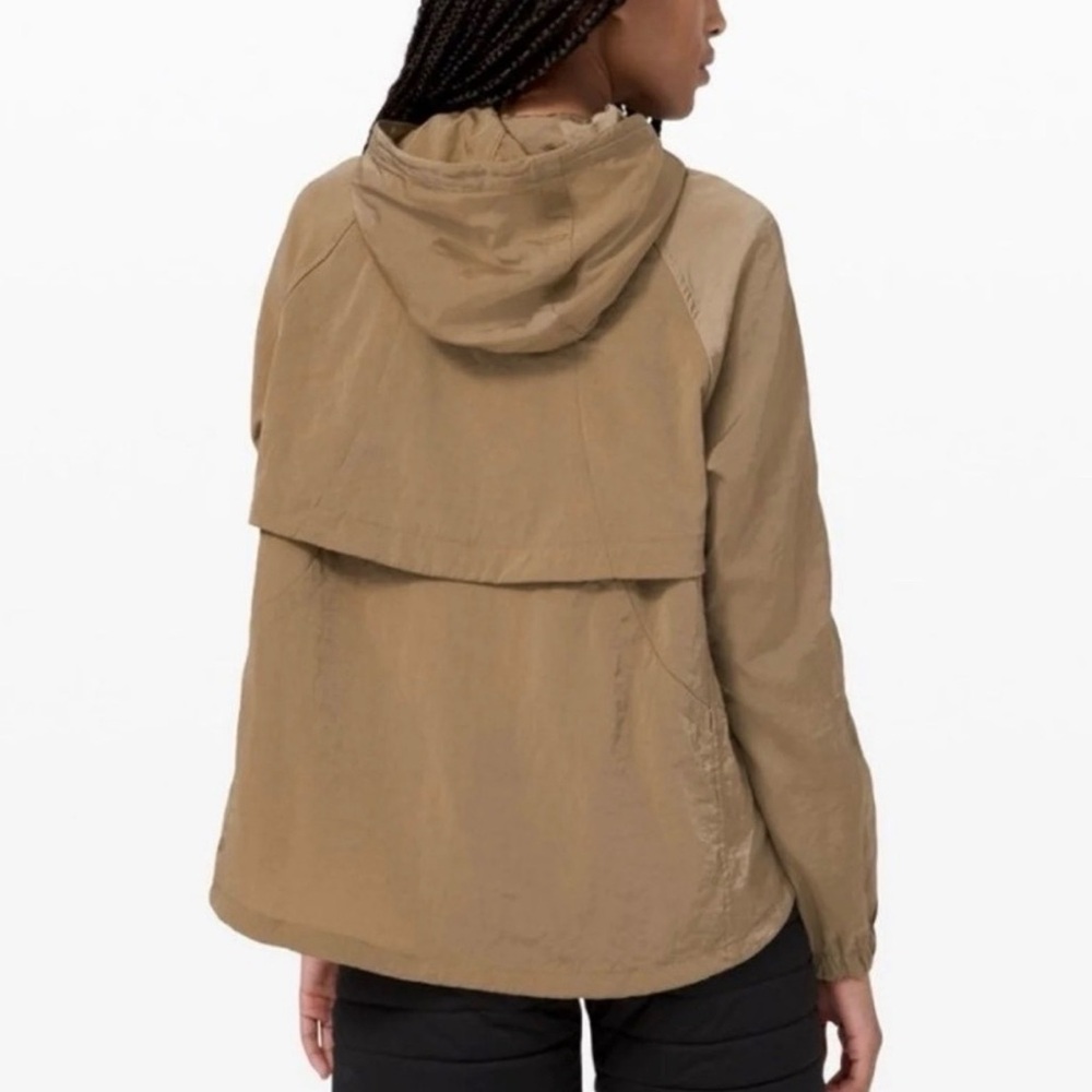 Lululemon Seek Vistas 1/2 Zip Jacket
 Frontier Size M/L Khaki - Picture 2 of 12
